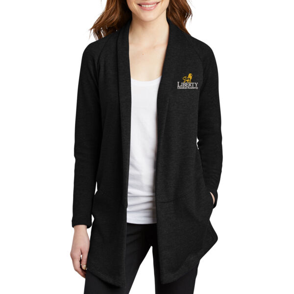 Port Authority® Ladies Interlock Cardigan - Embroidered Logo Thumbnail