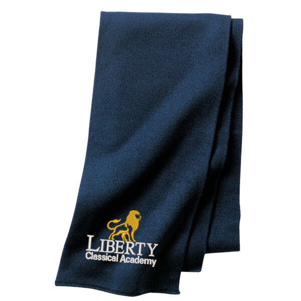 Port & Company® - Knitted Scarf - Embroidered Logo Thumbnail