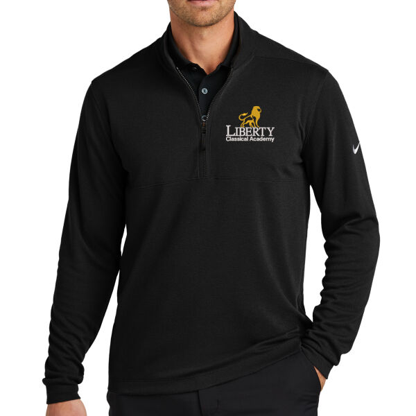 Nike Textured 1/2-Zip Cover-Up - Embroidered Logo Thumbnail