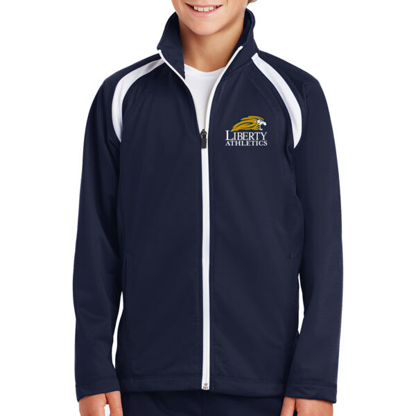 Sport-Tek® Youth Tricot Track Jacket - Embroidered Logo Thumbnail
