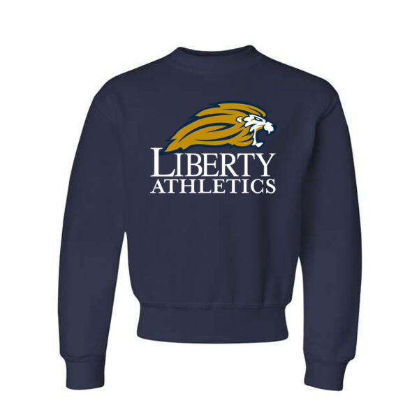 JERZEES - NuBlend® Youth Crewneck Sweatshirt - Printed Logo Thumbnail