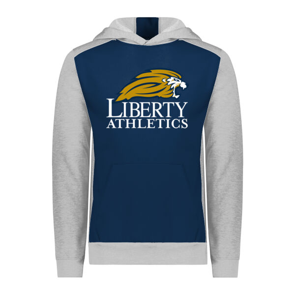 Youth Three-Season Fleece Pullover Hoodie - Printed Logo Thumbnail