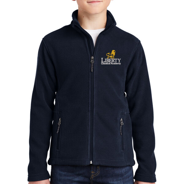 Port Authority® Youth Value Fleece Jacket - Embroidered Logo Thumbnail