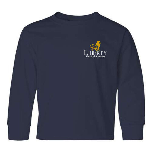 JERZEES - Dri-Power® Youth Long Sleeve 50/50 T-Shirt - Printed Logo Thumbnail