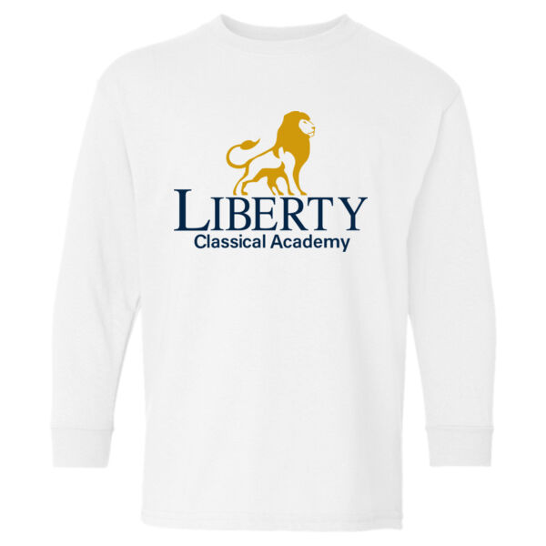 Gildan - Heavy Cotton™ Youth Long Sleeve T-Shirt - Printed Logo Thumbnail