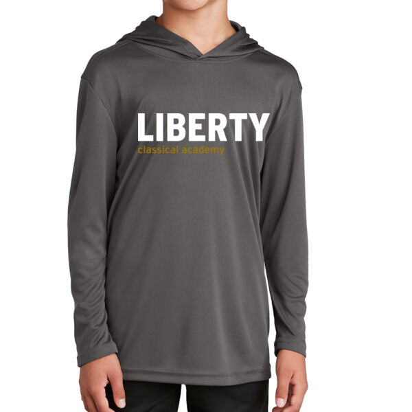 Sport-Tek ® Youth PosiCharge ® Competitor ™ Hooded Pullover - Printed Logo Thumbnail