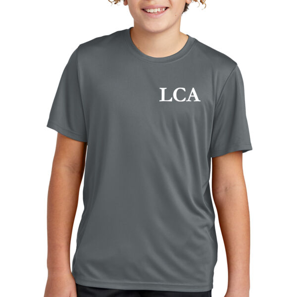Sport-Tek® Youth PosiCharge® Re-Compete Tee - Printed Logo Thumbnail