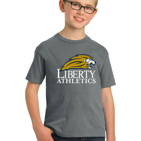 Port & Company® Youth Beach Wash® Garment-Dye Tee - Printed Logo Thumbnail