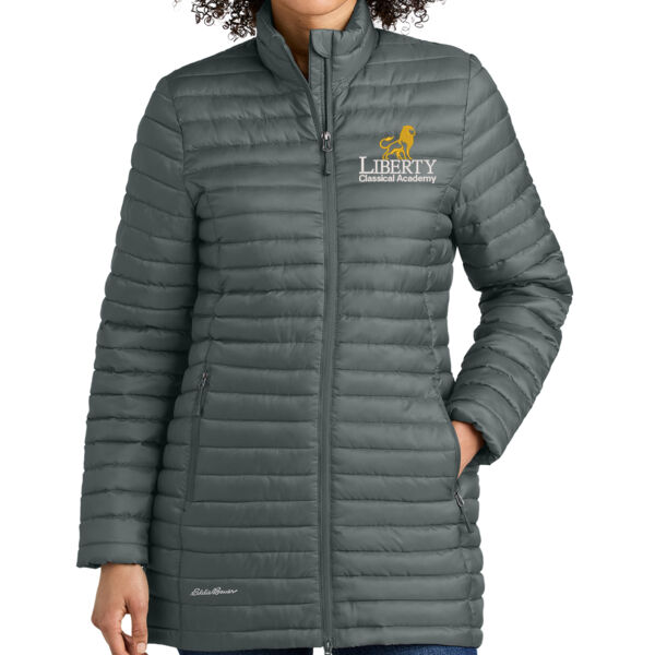 Eddie Bauer® Women’s Packable Quilted Full-Zip - Embroidered Logo Thumbnail