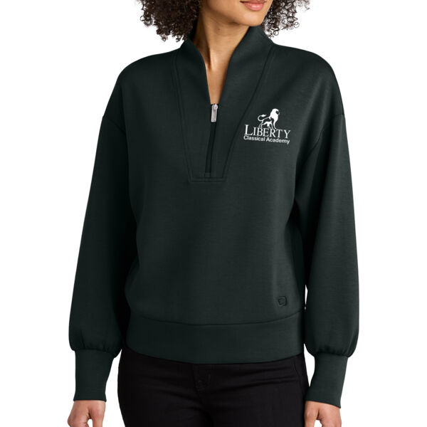 OGIO® Women’s Transcend 1/4-Zip - Embroidered Logo Thumbnail