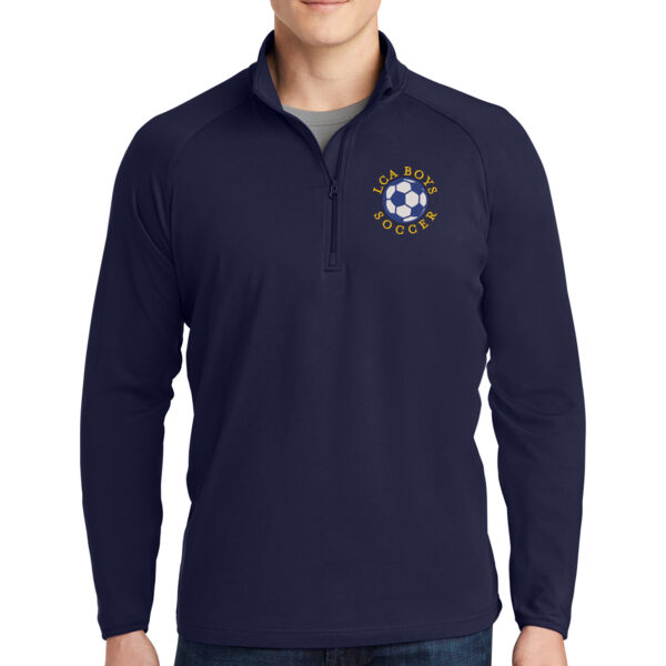 Sport-Tek® Sport-Wick® Stretch 1/4-Zip Pullover - Embroidered Logo Thumbnail
