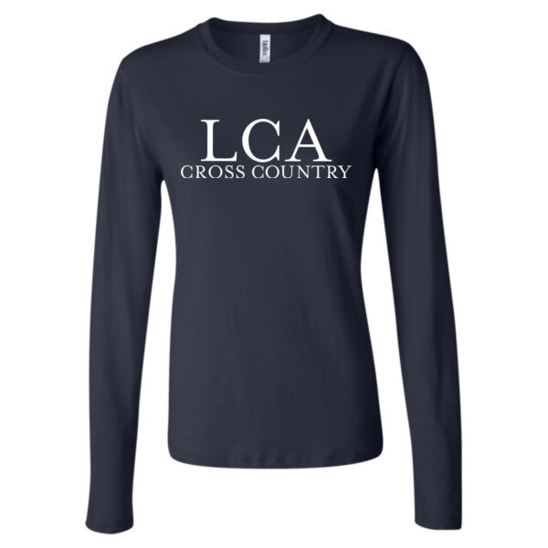 BELLA + CANVAS - Women’s Jersey Long Sleeve Tee - Printed Logo Thumbnail