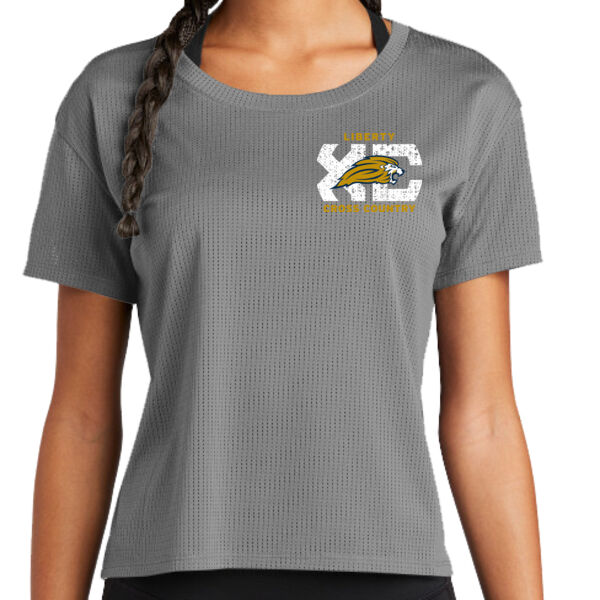 Sport-Tek ® Ladies PosiCharge® Draft Crop Tee - Printed Logo Thumbnail