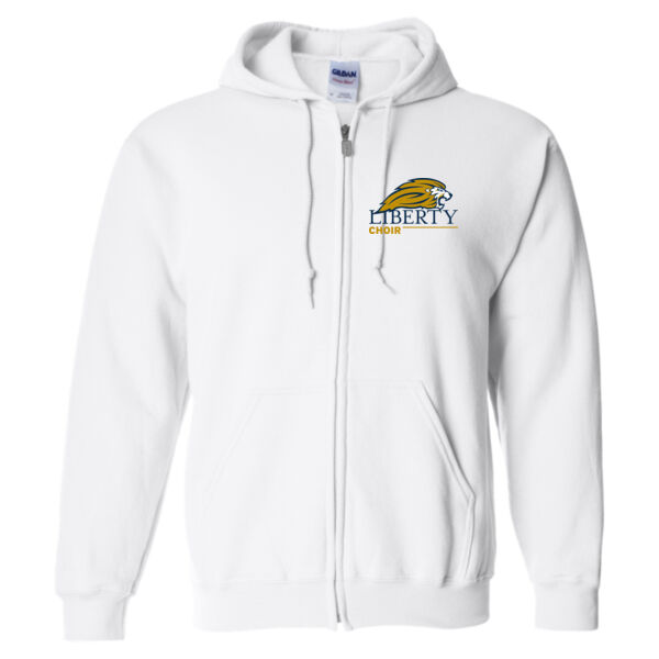 Gildan - Heavy Blend™ Full-Zip Hooded Sweatshirt - Embroidered Logo Thumbnail