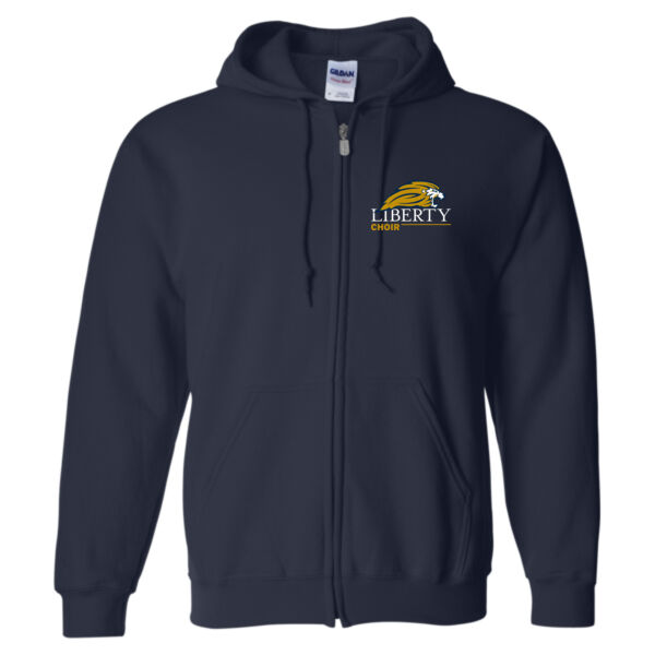 Gildan - Heavy Blend™ Full-Zip Hooded Sweatshirt - Embroidered Logo Thumbnail
