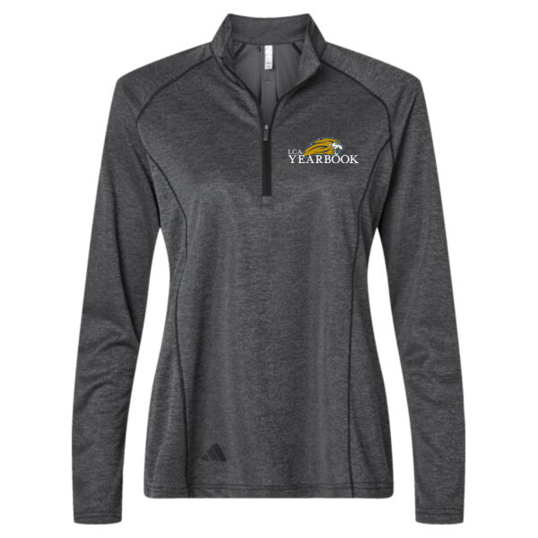 Adidas - Women's Space Dyed Quarter-Zip Pullover - Embroidered Logo Thumbnail