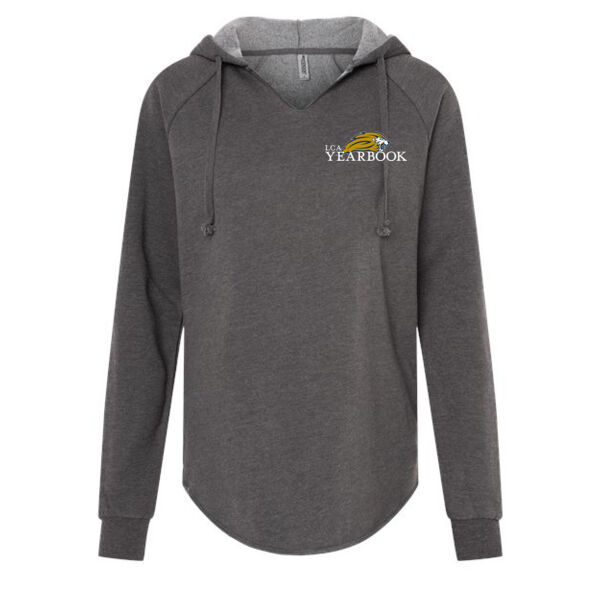 Women’s Lightweight California Wave Wash Hooded Sweatshirt - Embroidered Logo Thumbnail