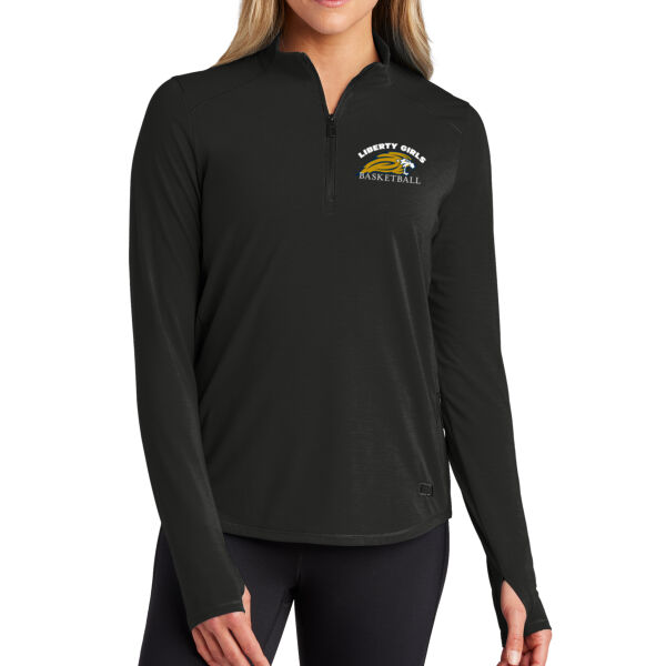 OGIO® Ladies Motion 1/4-Zip - Embroidered Logo Thumbnail