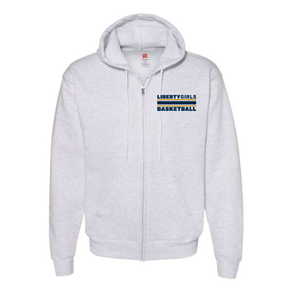 Hanes - Ecosmart® Full-Zip Hooded Sweatshirt - Embroidered Logo Thumbnail