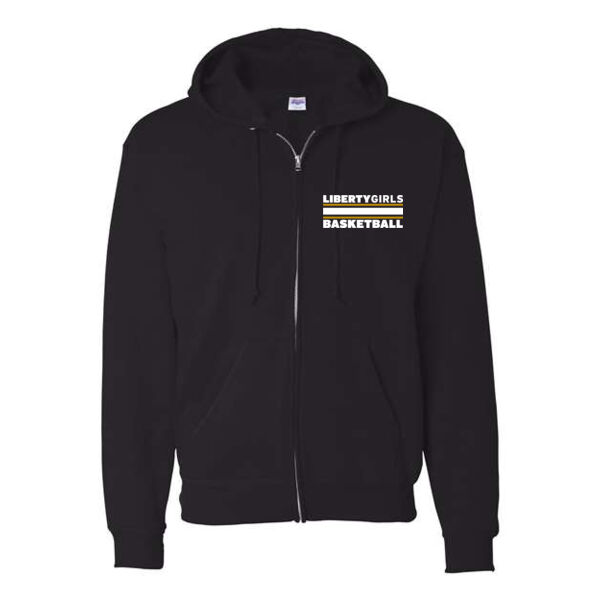 Hanes - Ecosmart® Full-Zip Hooded Sweatshirt - Embroidered Logo Thumbnail