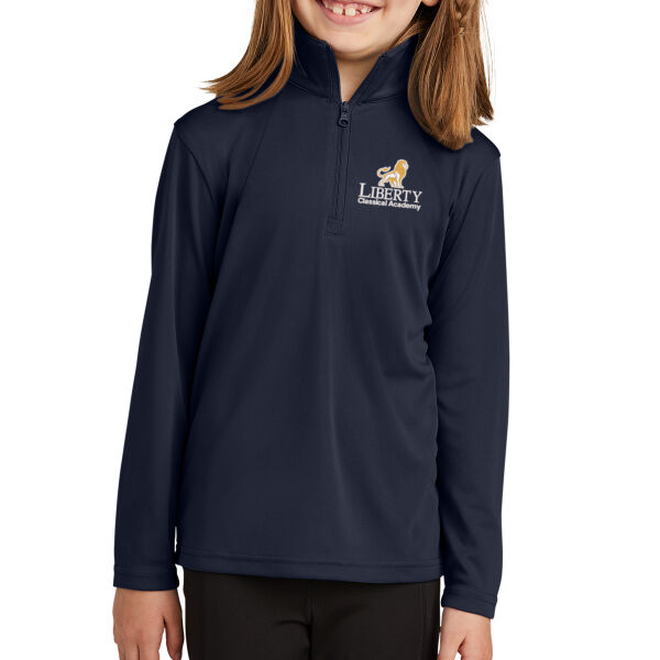 Sport-Tek Youth PosiCharge Competitor 1/4 Zip Pullover - Embroidered Logo Thumbnail
