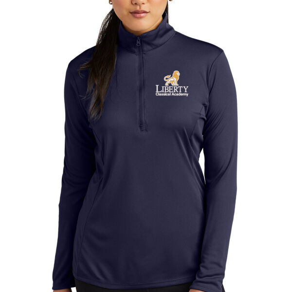 Sport-Tek Women's PosiCharge Competitor 1/4 Zip Pullover - Embroidered Logo Thumbnail
