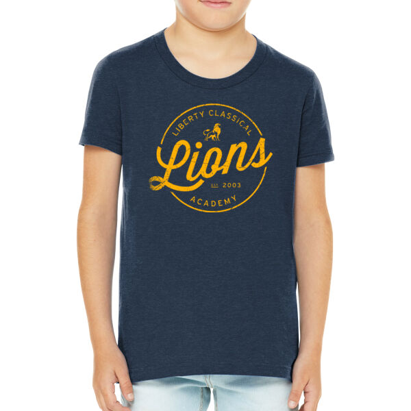 Bella & Canvas Youth heather CVC Tee - Printed Logo Thumbnail