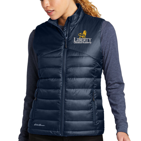 Eddie Bauer Ladies Quilted Vest - Embroidered Logo Thumbnail