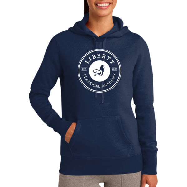 Sport-Tek Women's Pullover Hooded Sweatshirt - Printed Logo Thumbnail