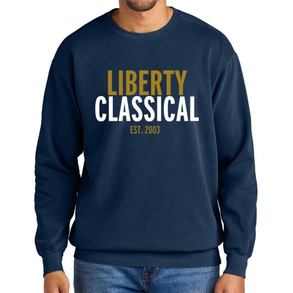 Comfort Colors Ring Spun Crewneck Sweatshirt - Printed Logo Thumbnail