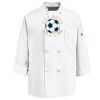 Eight Knot Button Chef Coat with Thermometer Pocket Thumbnail