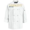 Eight Knot Button Chef Coat with Thermometer Pocket Thumbnail