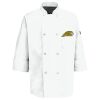 Button Chef Coat with Thermometer Pocket Thumbnail