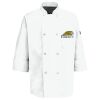 Button Chef Coat with Thermometer Pocket Thumbnail