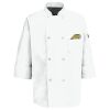 Button Chef Coat with Thermometer Pocket Thumbnail