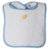 Infant Contrast Trim Terry Bib Thumbnail