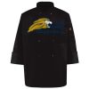 Ten Pearl Button Black Chef Coat Thumbnail