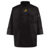 Black Knot Button Chef Coat Thumbnail
