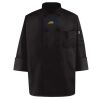 Black Knot Button Chef Coat Thumbnail